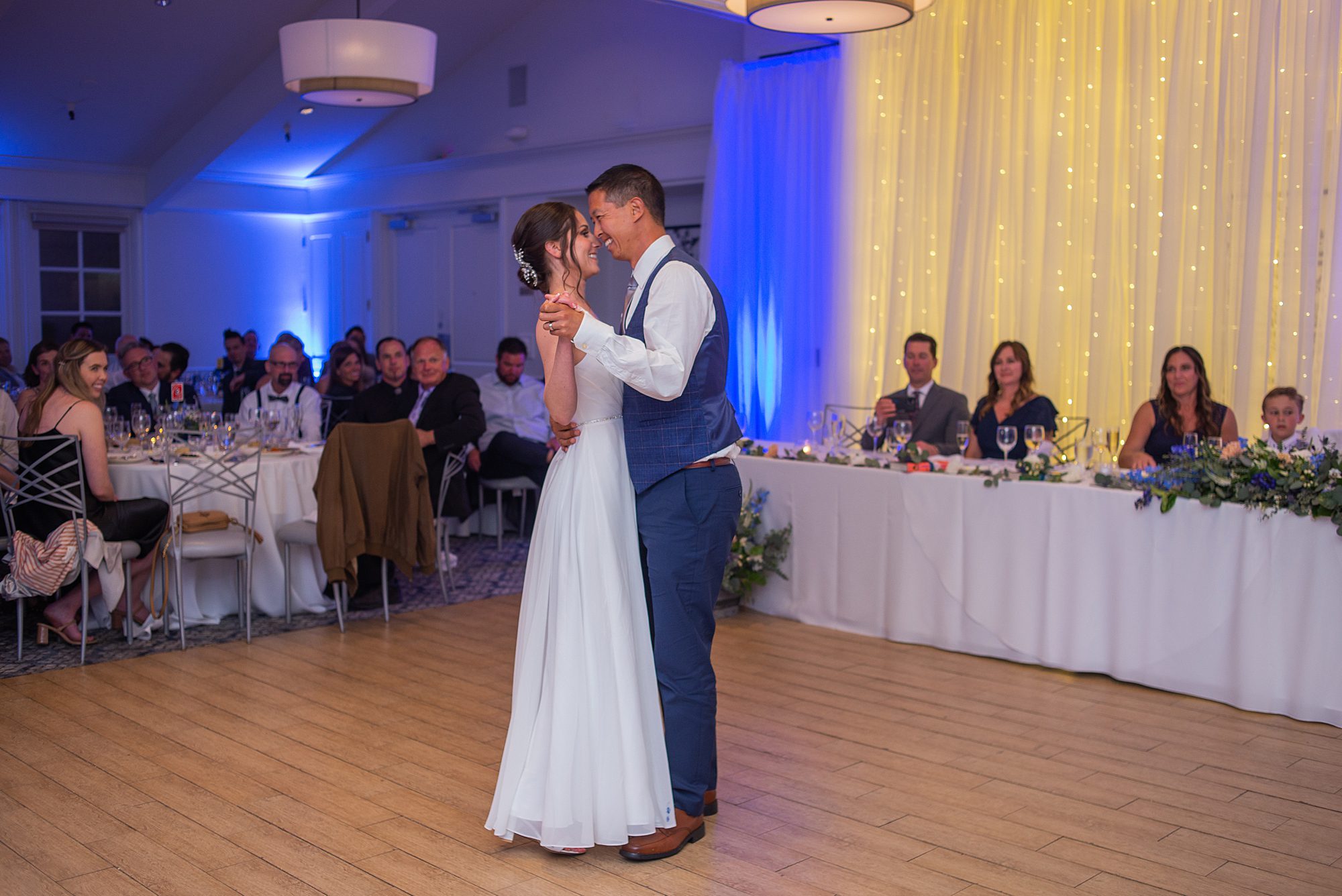 newlyweds share first dance
