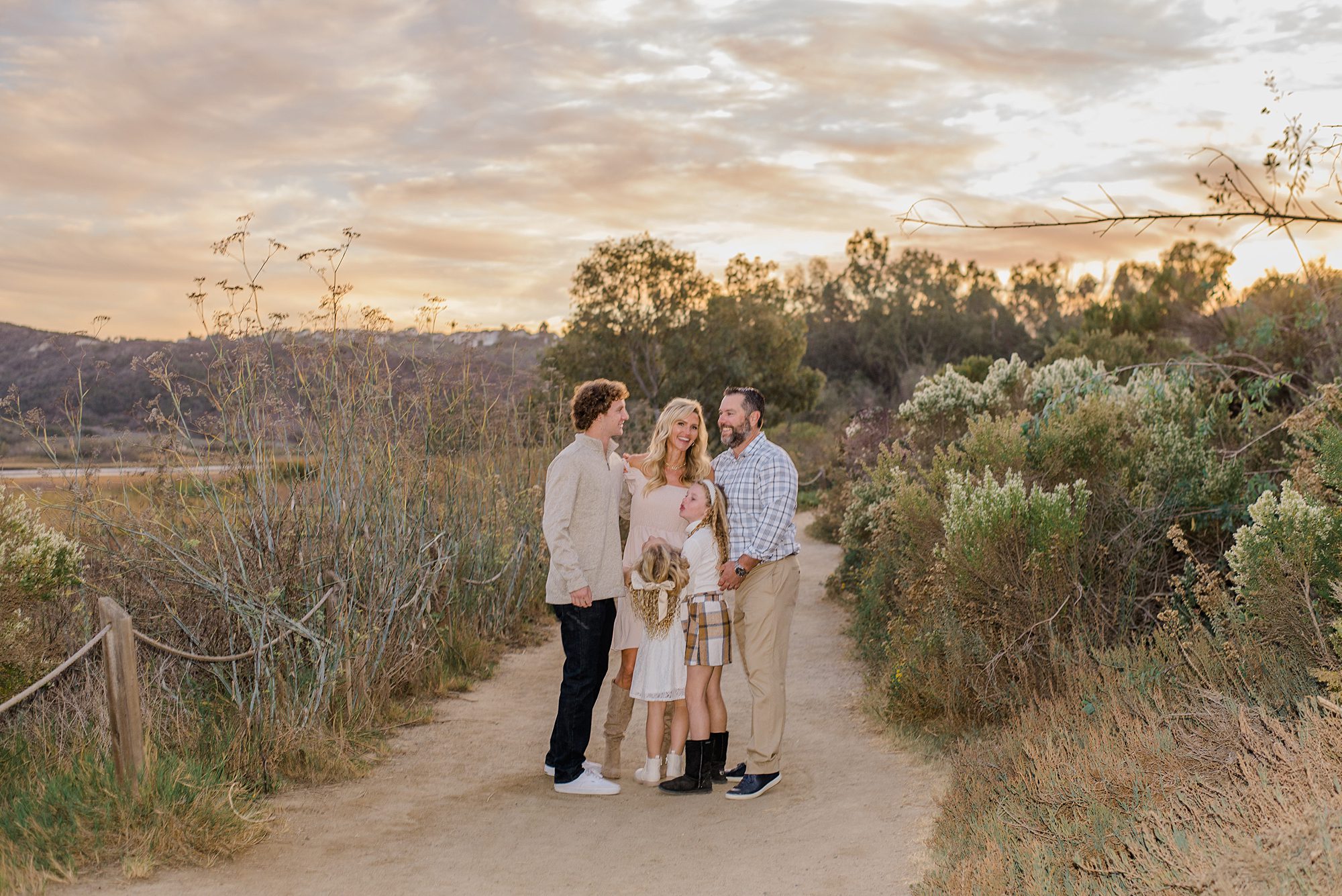 Sunset Family Session in Carlsbad, CA