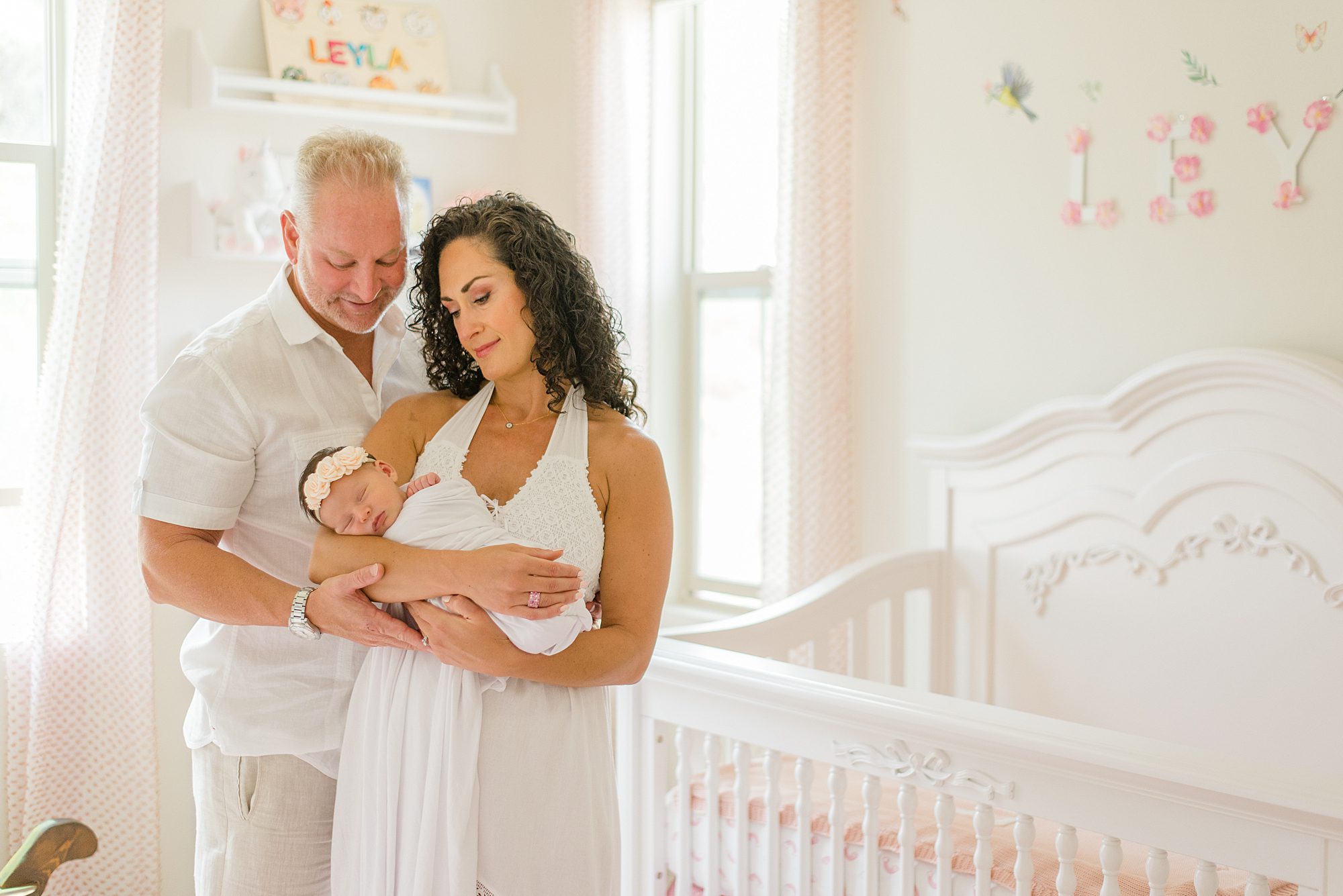 Timeless Newborn Portraits of this new family of three