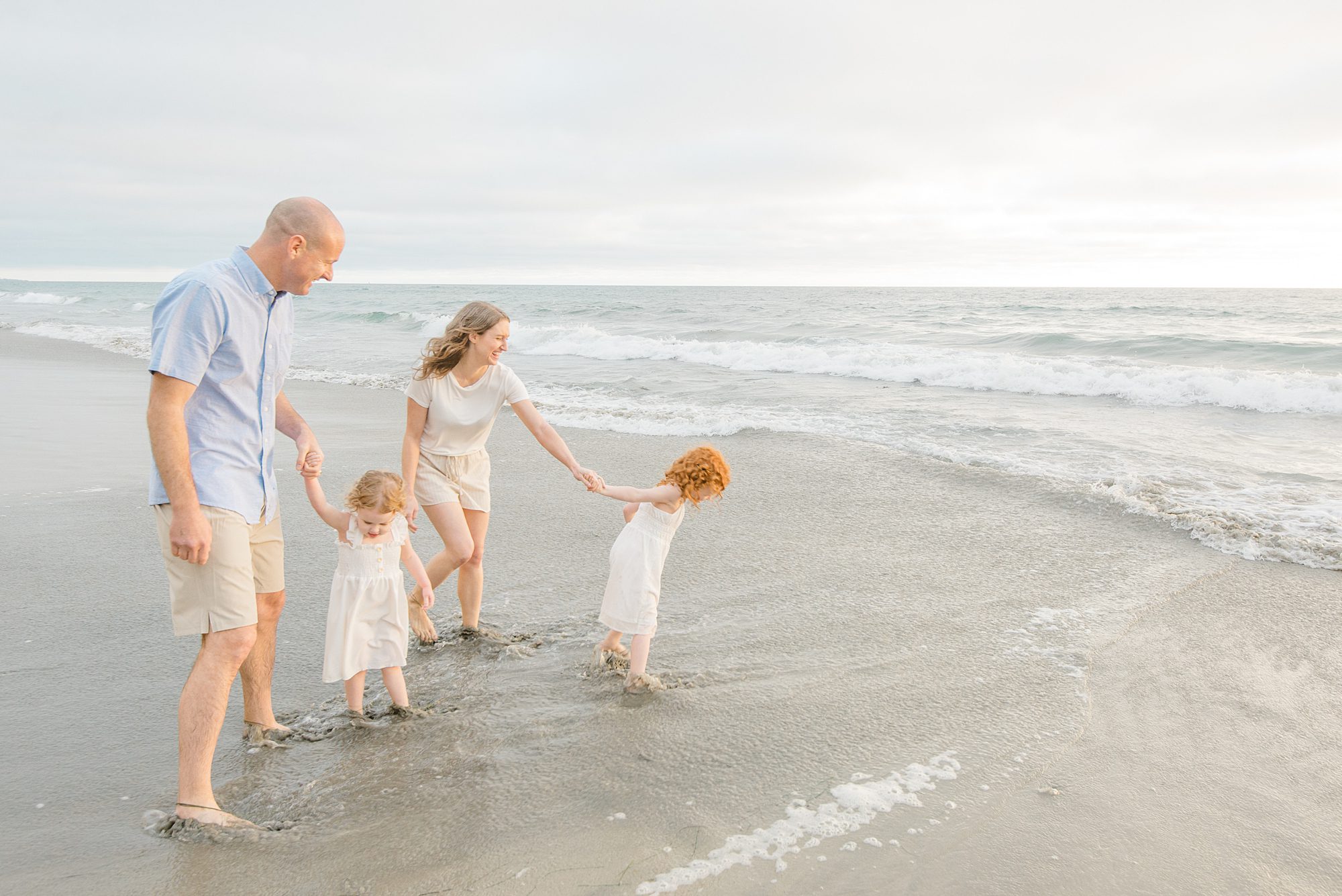 Family Beach Session in San Diego captured by San Diego family photographer Leigh Castelli 