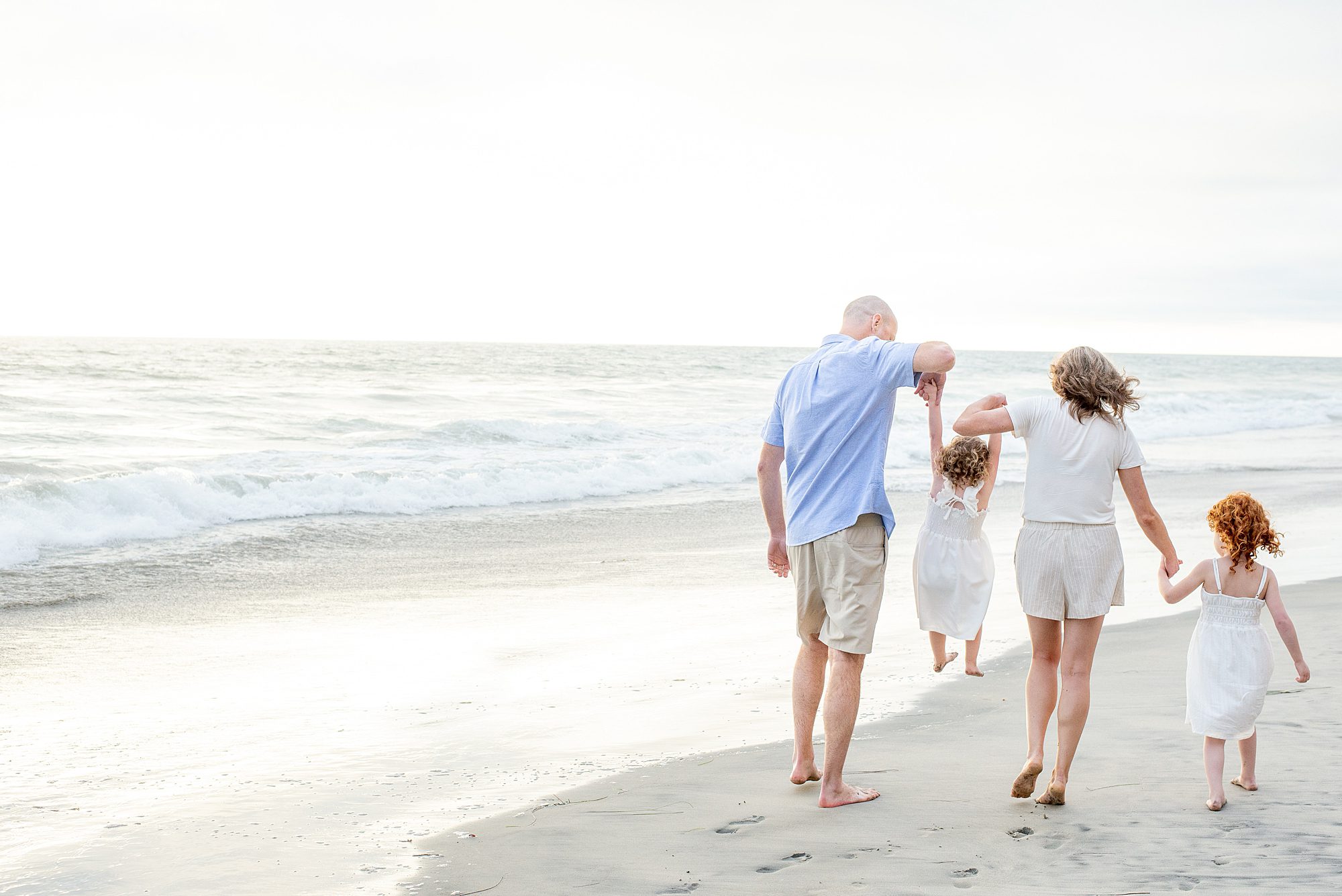 candid family portraits from Gorgeous Family Beach Session