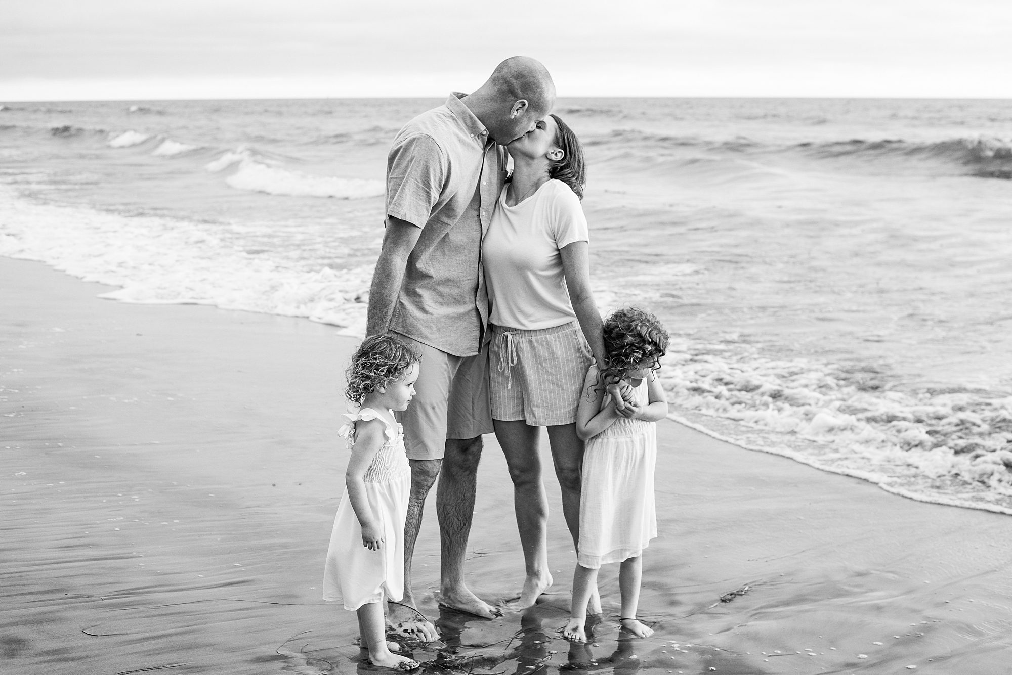 timeless family portraits on the beach in San Diego
