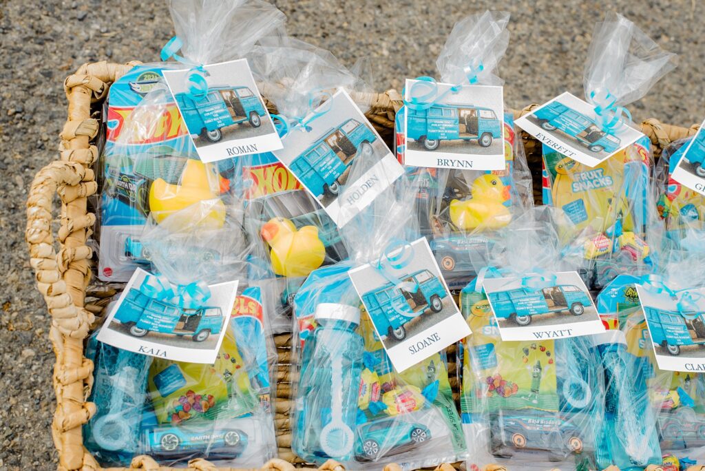 goodie bags for kids and pups by Leigh Castelli Photography 