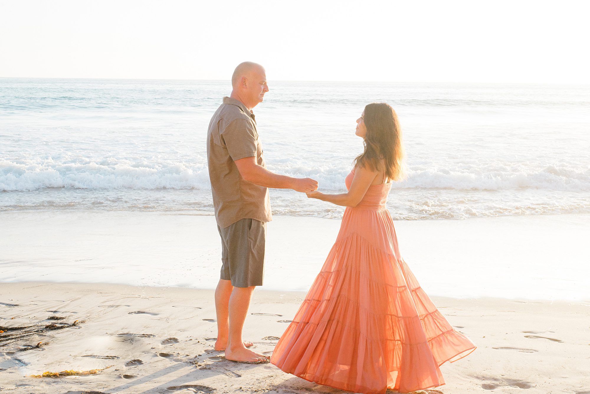 husband and wife from Solana Beach Family Session