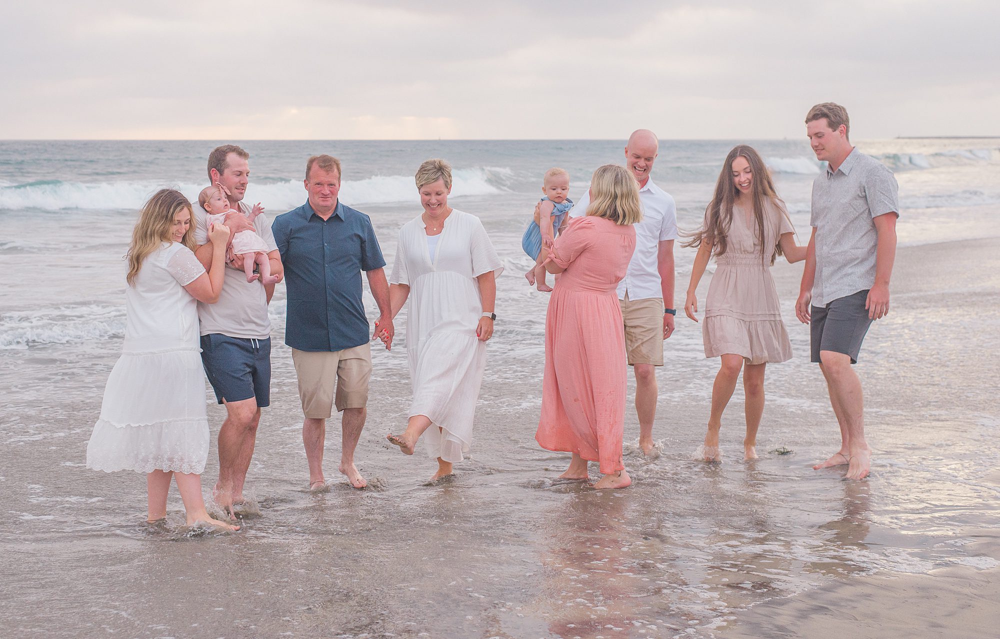 beach extended family session 