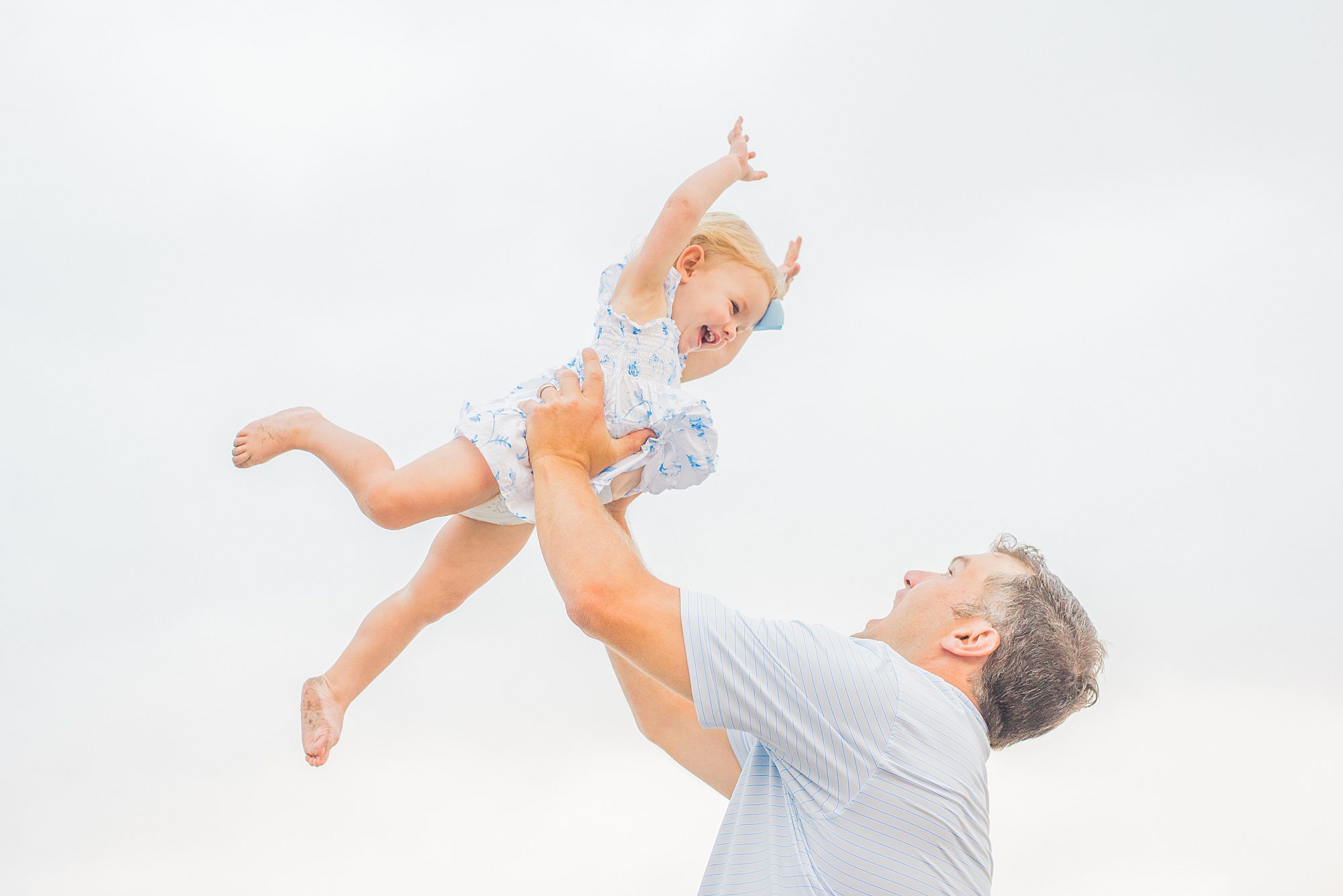 daddy-daughter portraits from Del Mar Beach Family Session