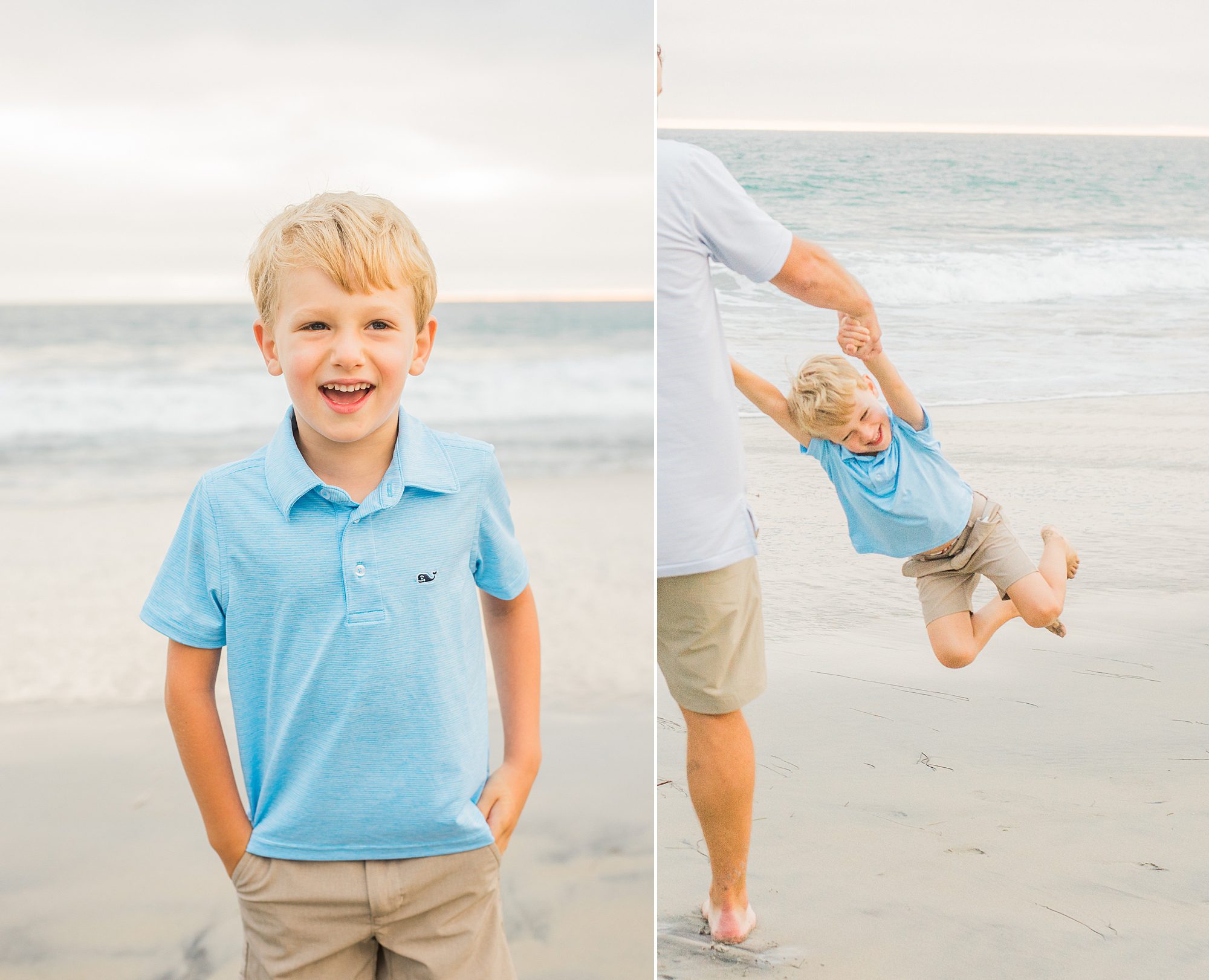 child portraits from Del Mar Beach Family Session